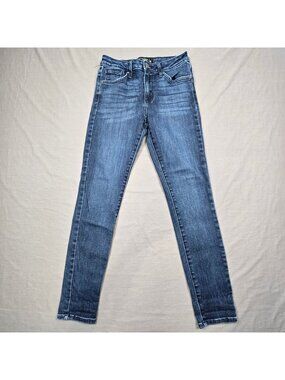 Just Black Denim Womens Jeans Size 26 Skinny Fit Blue Stretch High Rise USA Made